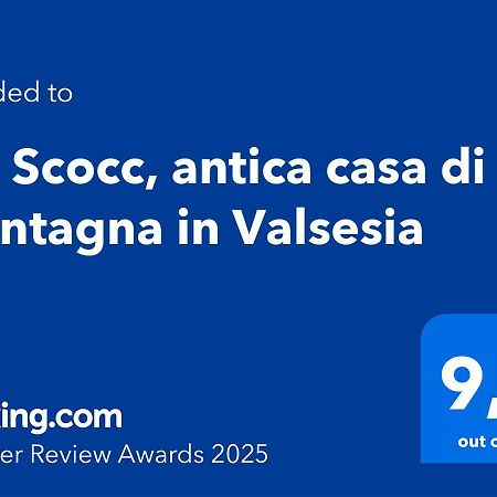 Villa Ca' Scocc, Antica Casa Di Montagna In Valsesia Mollia Exterior foto