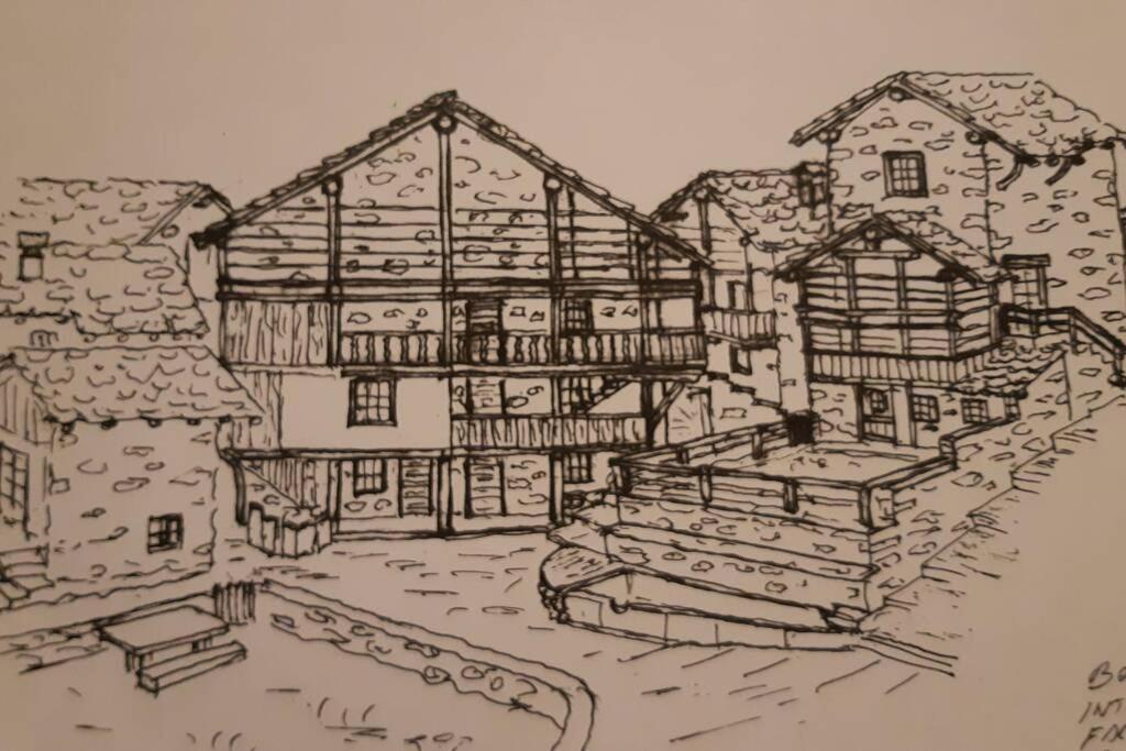 Villa Ca' Scocc, Antica Casa Di Montagna In Valsesia Mollia Exterior foto